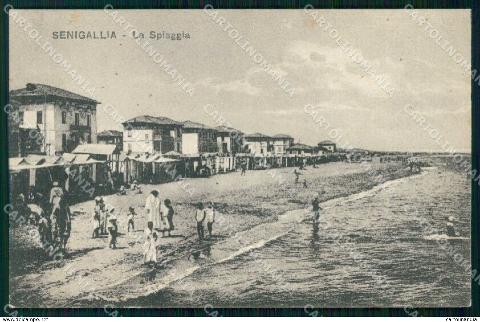 Ancona Senigallia Spiaggia Cartolina RT1366 - Ancona