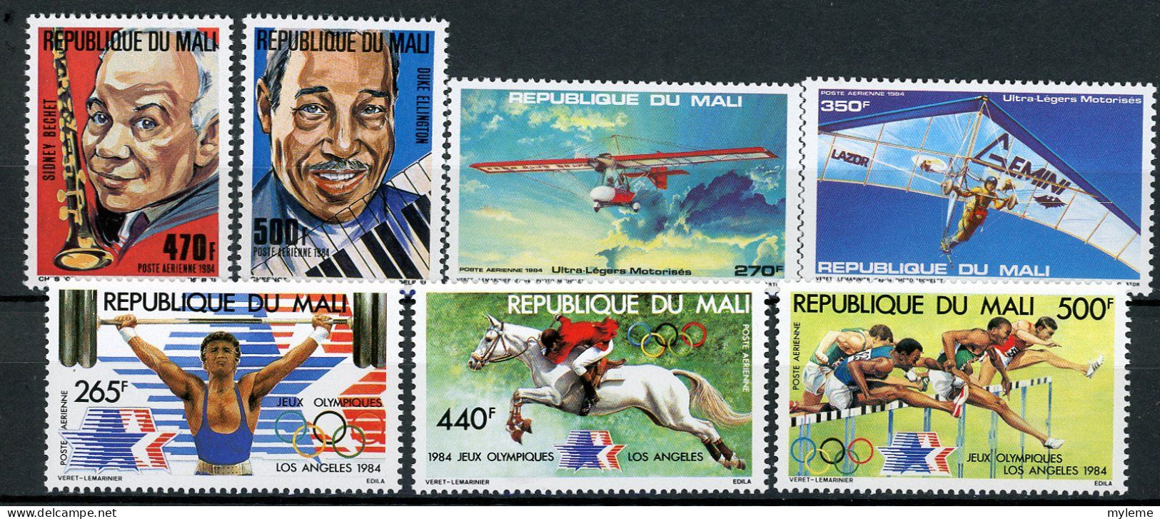 BC-5 Mali N° PA 485 à 491 **. A Saisir !! - Mali (1959-...)