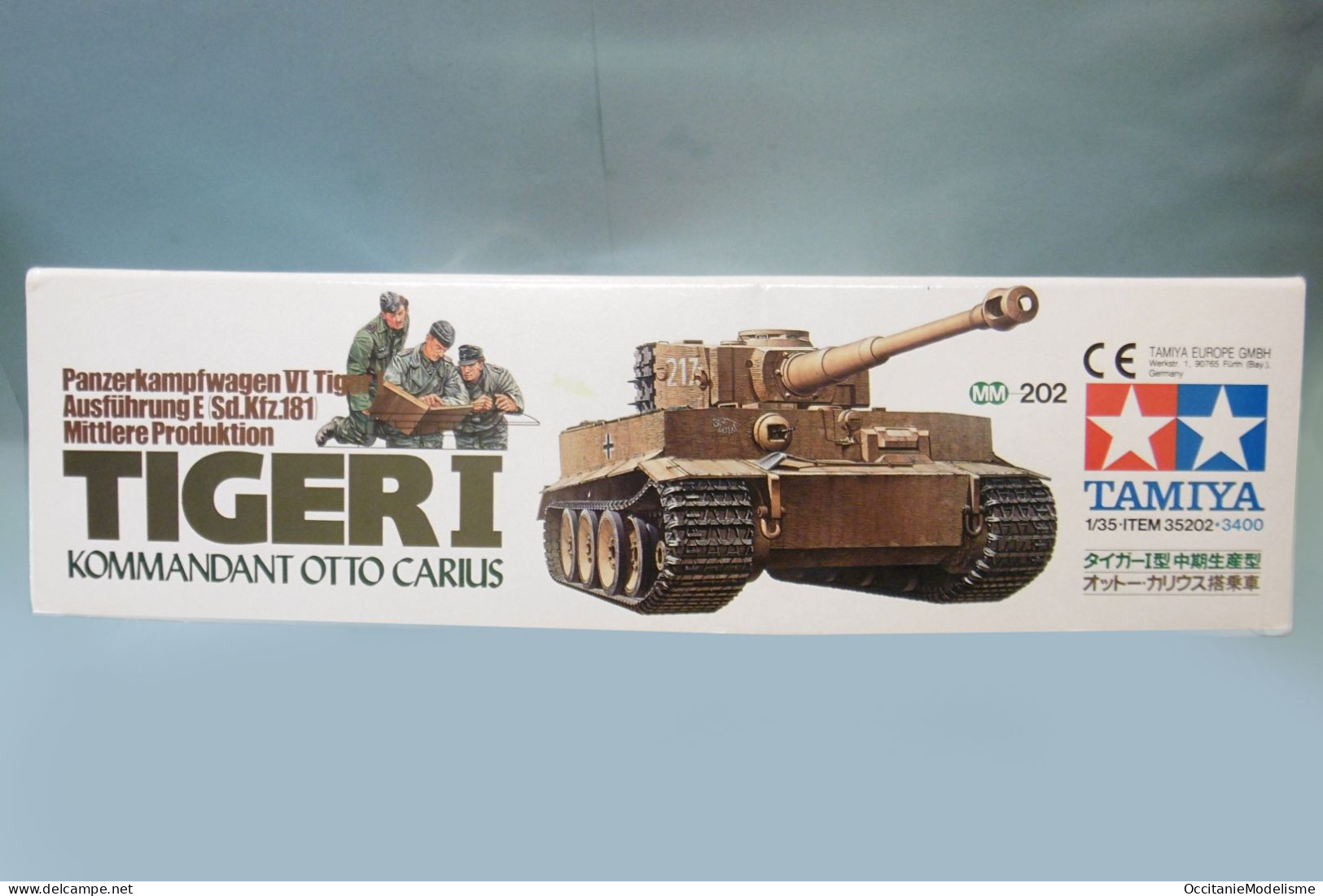 Tamiya - CHAR TIGER I Otto Carius Tank + Eduard 35716 Maquette Kit Plastique Réf. 35202 1/35 - Militaire Voertuigen