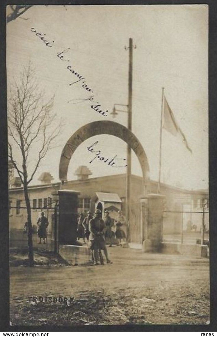 CPA Allemagne Germany Troisdorf Militaria Carte Photo RPPC écrite Voir Scan Du Dos - Other & Unclassified