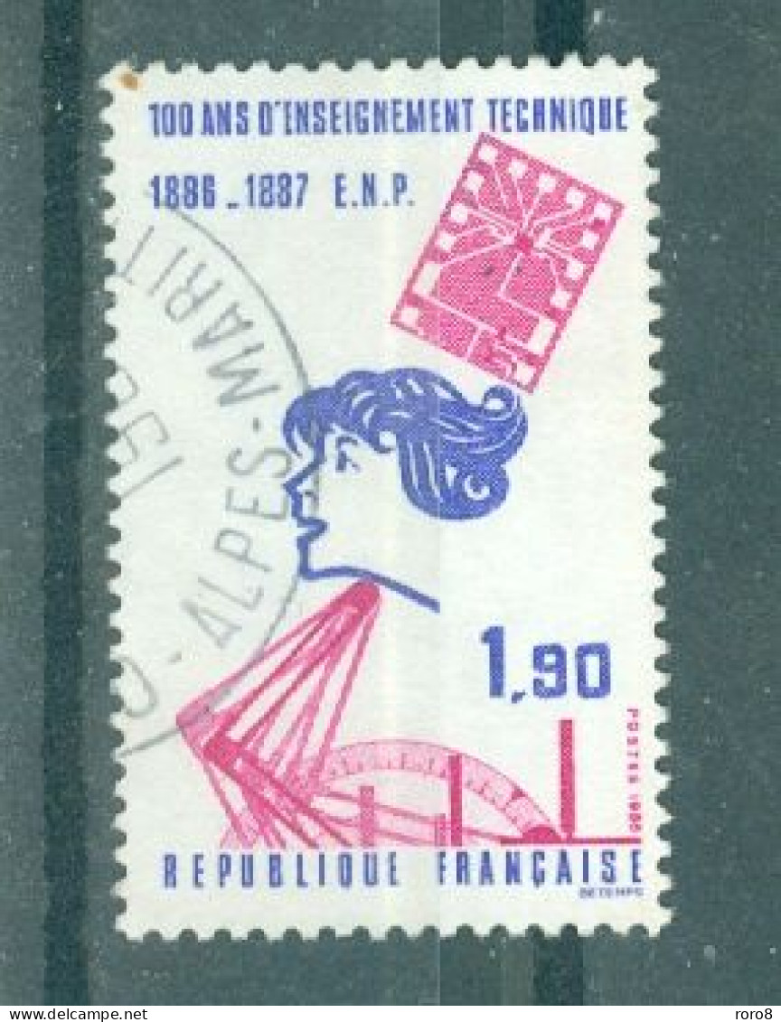 FRANCE - N°2444 Oblitéré - Centenaire De L'enseignement Technique. - Used Stamps