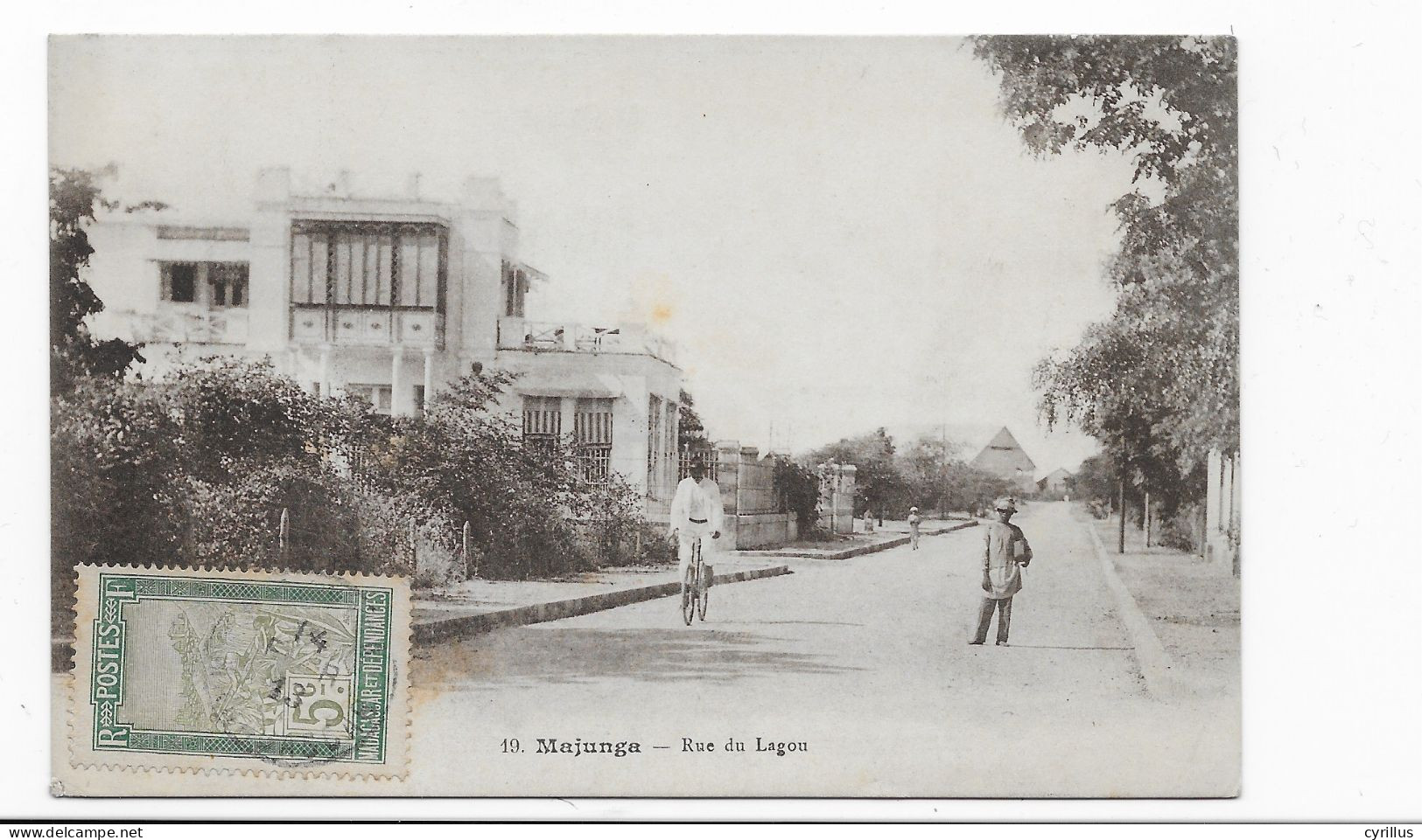 CPA - MAJUNGA - Rue Du Lagou - Madagascar