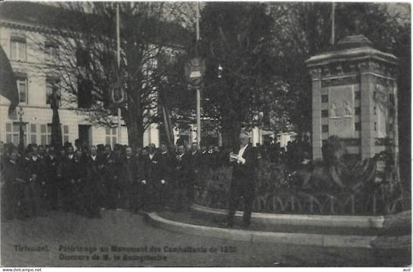 TIRLEMONT, Pélerinage Au Monument Des Combattants De 1830, Discours De M. Le Bourgmestre - Tienen