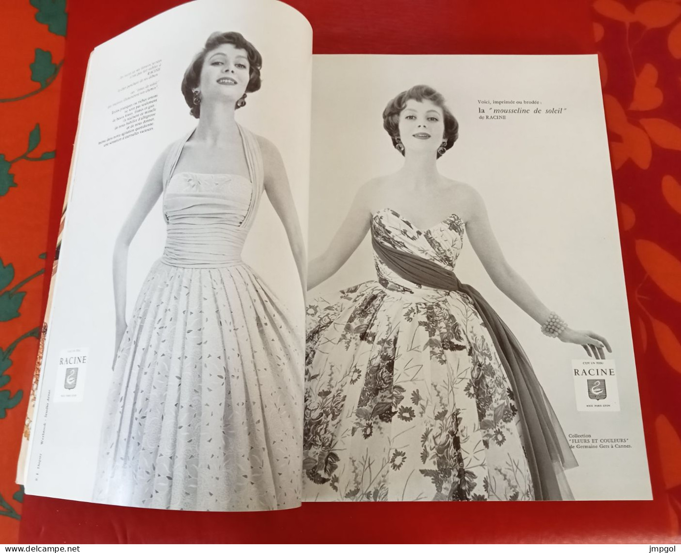 Officiel De La Mode Et De La Couture Paris Juin 1957 Plein été Plage Vacances Dior Balmain Cardin Nina Ricci De Rauch .. - Lifestyle & Mode