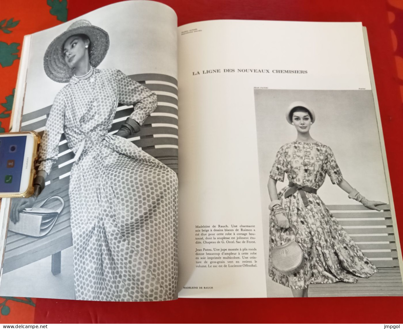 Officiel De La Mode Et De La Couture Paris Juin 1957 Plein été Plage Vacances Dior Balmain Cardin Nina Ricci De Rauch .. - Fashion