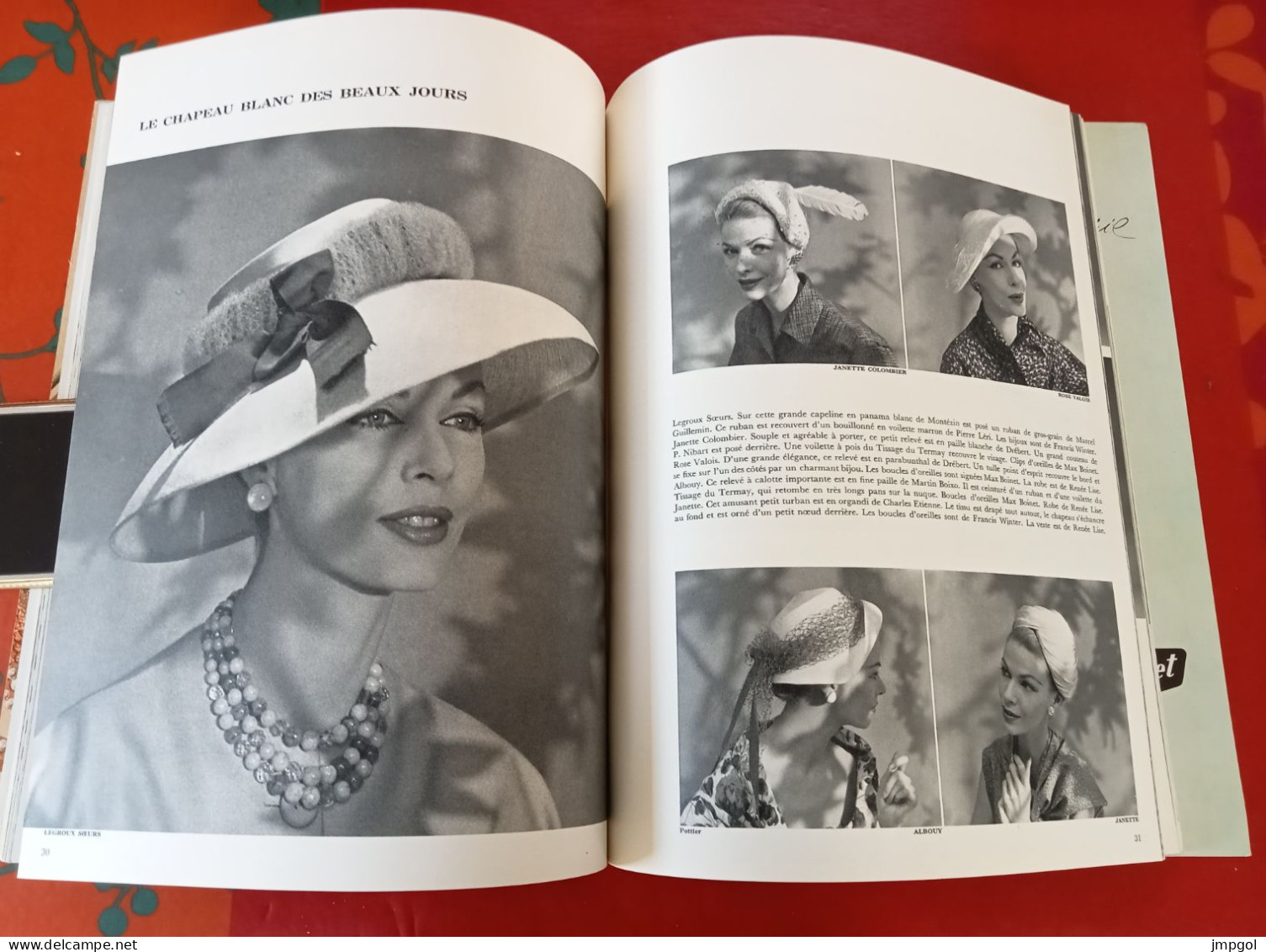 Officiel De La Mode Et De La Couture Paris Juin 1957 Plein été Plage Vacances Dior Balmain Cardin Nina Ricci De Rauch .. - Lifestyle & Mode