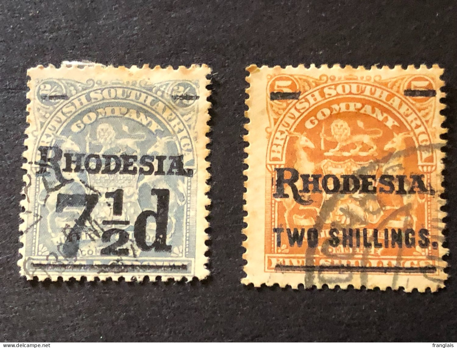 RHODESIA SG 114 And 115 FU - Rodesia Del Sur (...-1964)