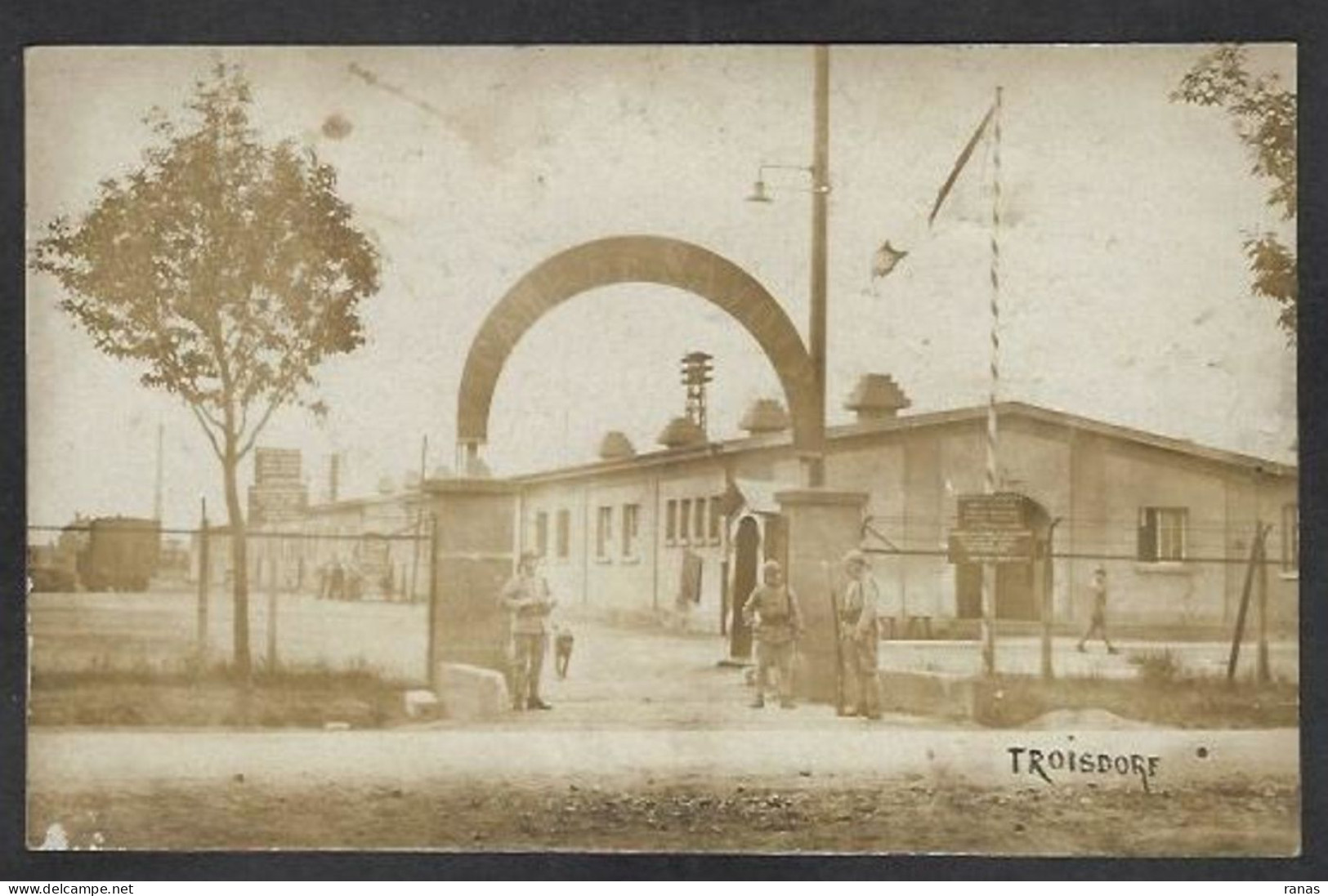 CPA Allemagne Germany Troisdorf Militaria Carte Photo RPPC écrite Voir Scan Du Dos - Other & Unclassified