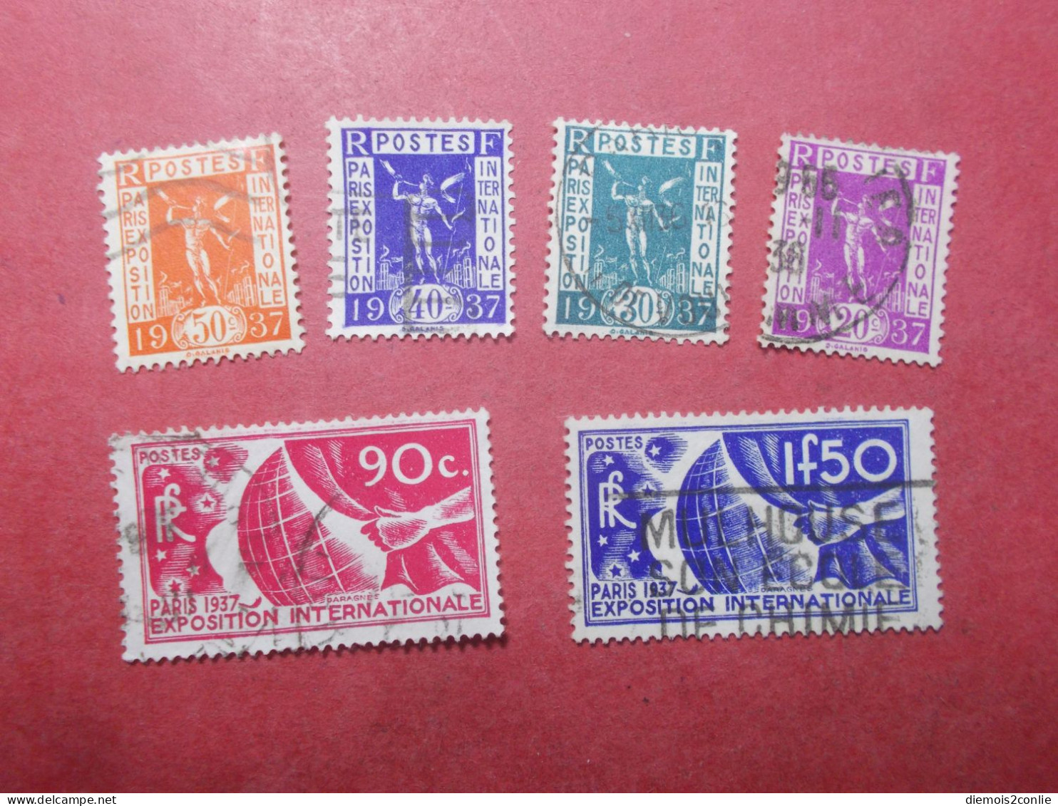 Série Timbres FRANCE N° 322/327 Vrac - Envoi Gratuit (B291) - Gebruikt