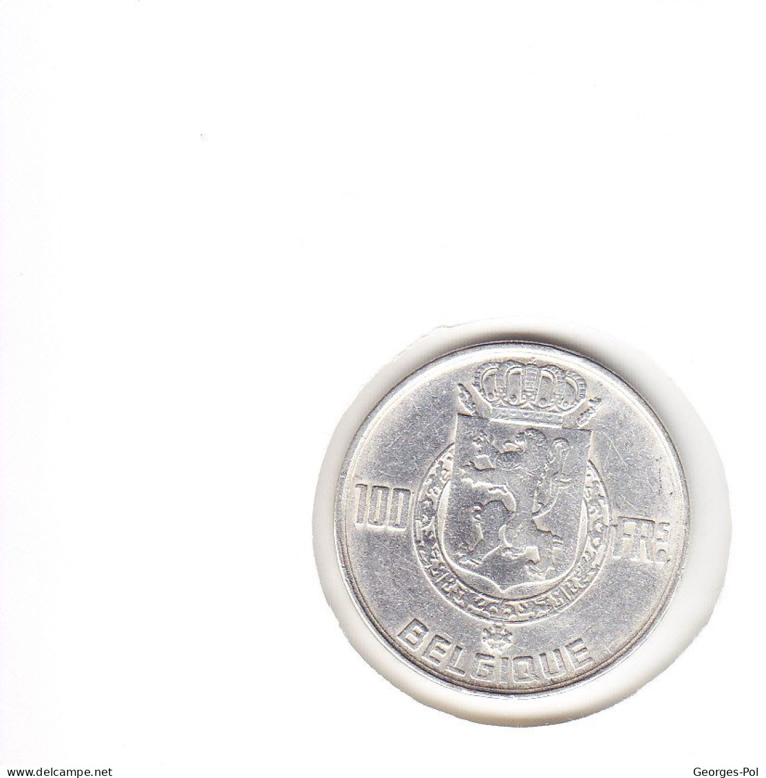 100 F Belgique ARgent. Tr. Cannelée. 4 Rois. 1948 - 100 Francs