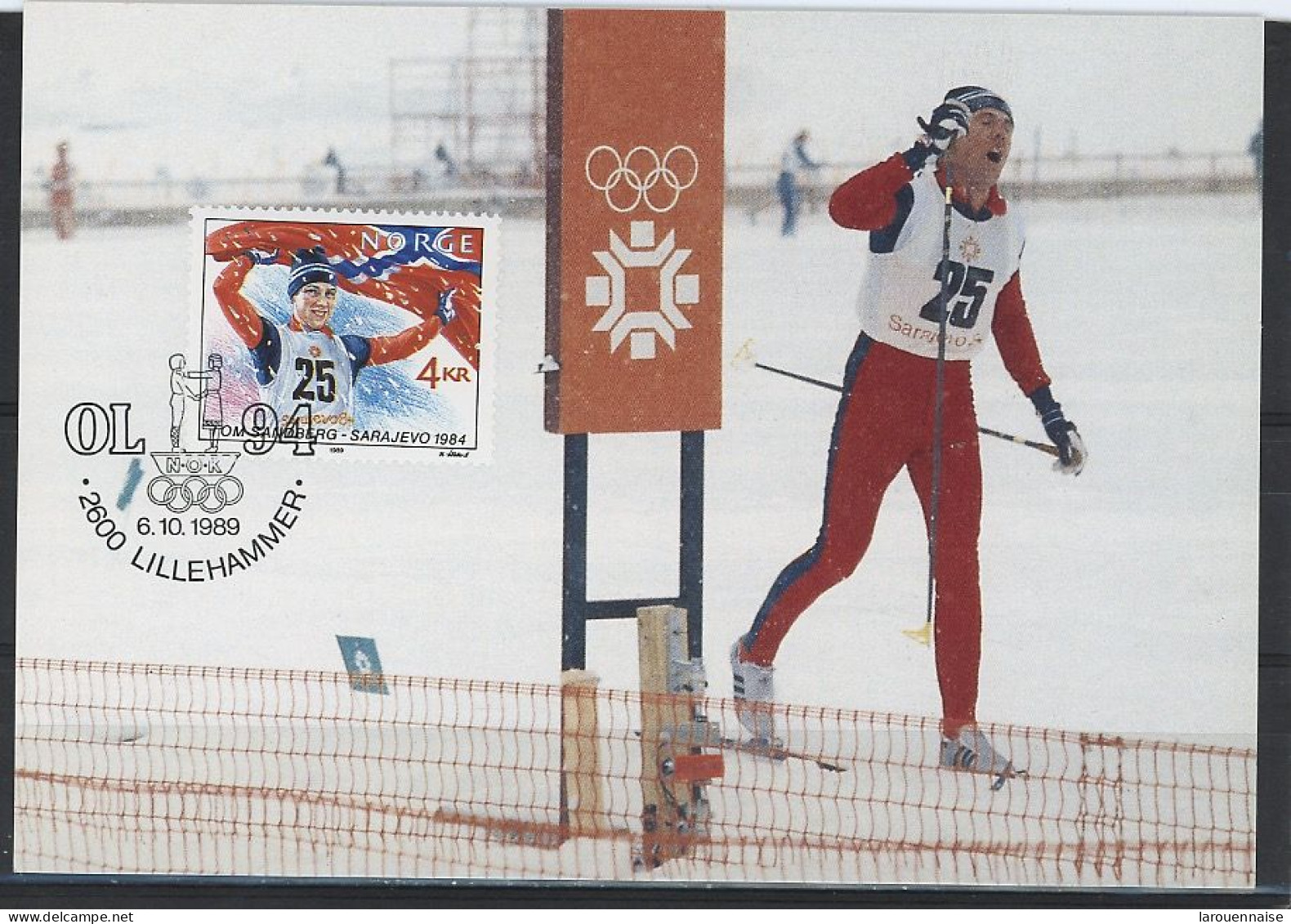 JEUX OLYMPIQUES - SAUT A SKI - SARAJEVO 1984 - TOM SANDBERG - Olympic Games