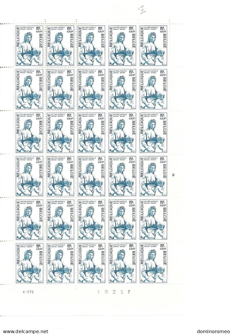 OCB 1761  Postfris Zonder Scharnier ** Volledig Vel ( Plaat 2 ) - 1971-1980