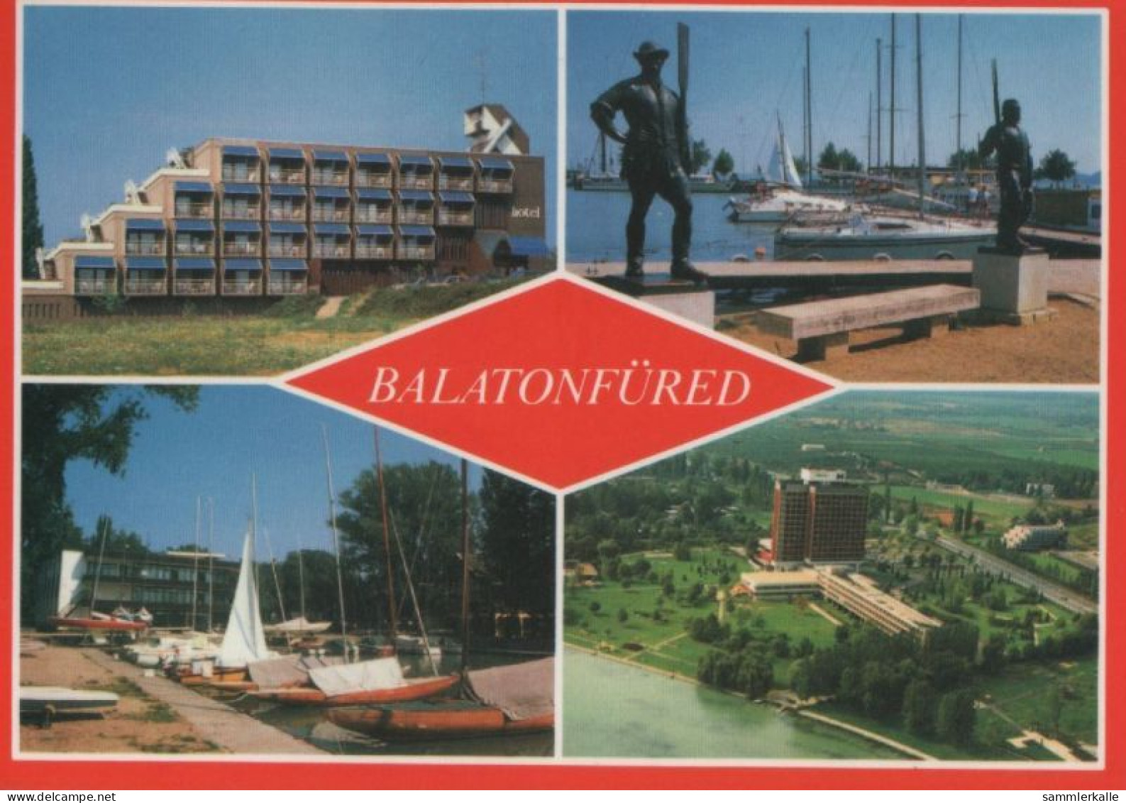 90310 - Ungarn - Balatonfüred - 4 Teilbilder - 1992 - Hongarije