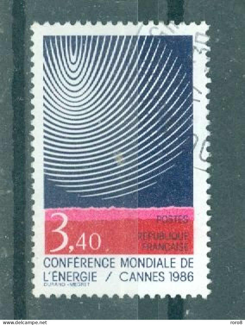 FRANCE - N°2445 Oblitéré - Confèrence Mondiale De L'énergie, à Cannes. - Gebruikt