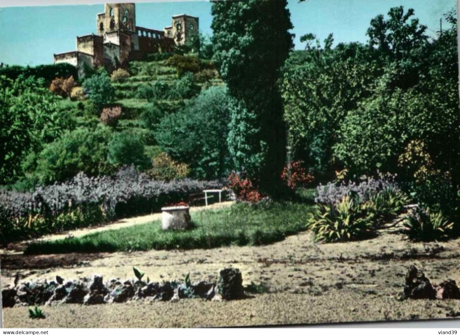 TOURETTES  - Le Château Vue Des Jardins.       Cachet Poste Octobre 1965 - Fayence