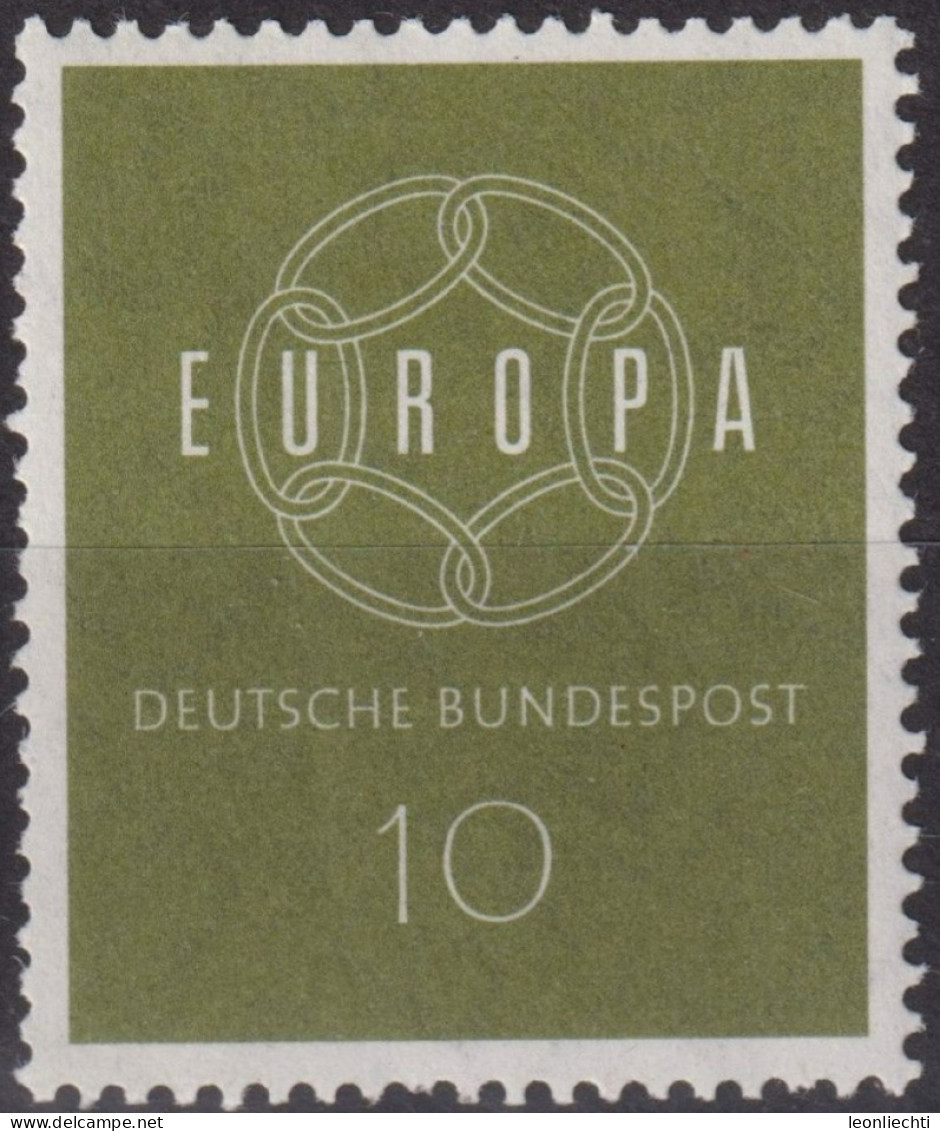 1959 BRD ** Mi:DE 320, Sn:DE 805, Yt:DE 193, Sg:DE 1234, AFA:DE 1284, Un:DE 193, Europa (C.E.P.T.) 1959 - Kette - Unused Stamps