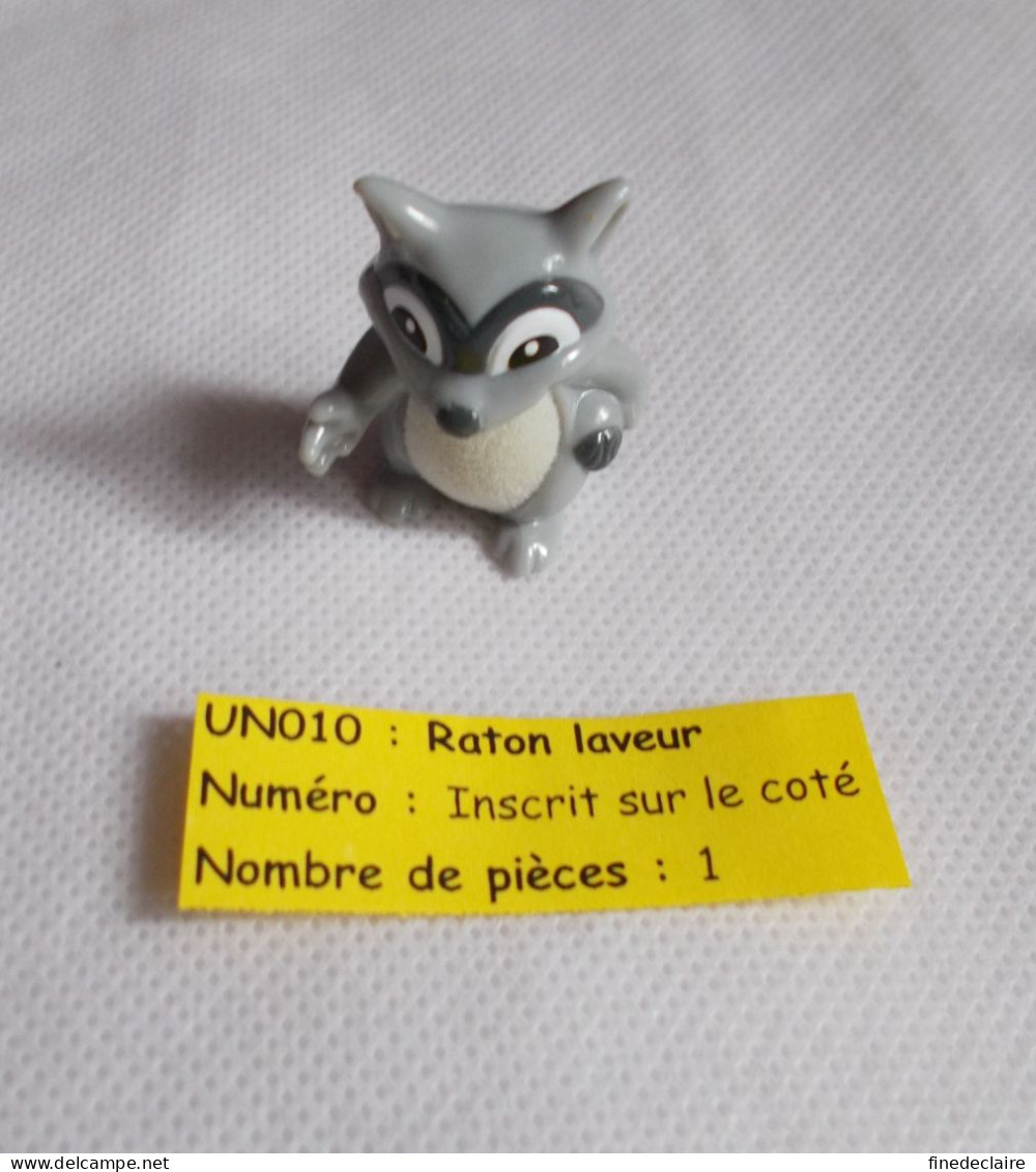 Kinder - Natoons - Animaux - Raton Laveur - UN010 - Sans BPZ - Inzetting