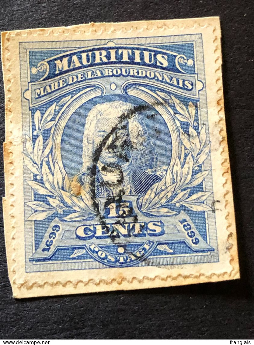 MAURITIUS SG 136  15c Ultramarine FU On Piece - Mauricio (...-1967)