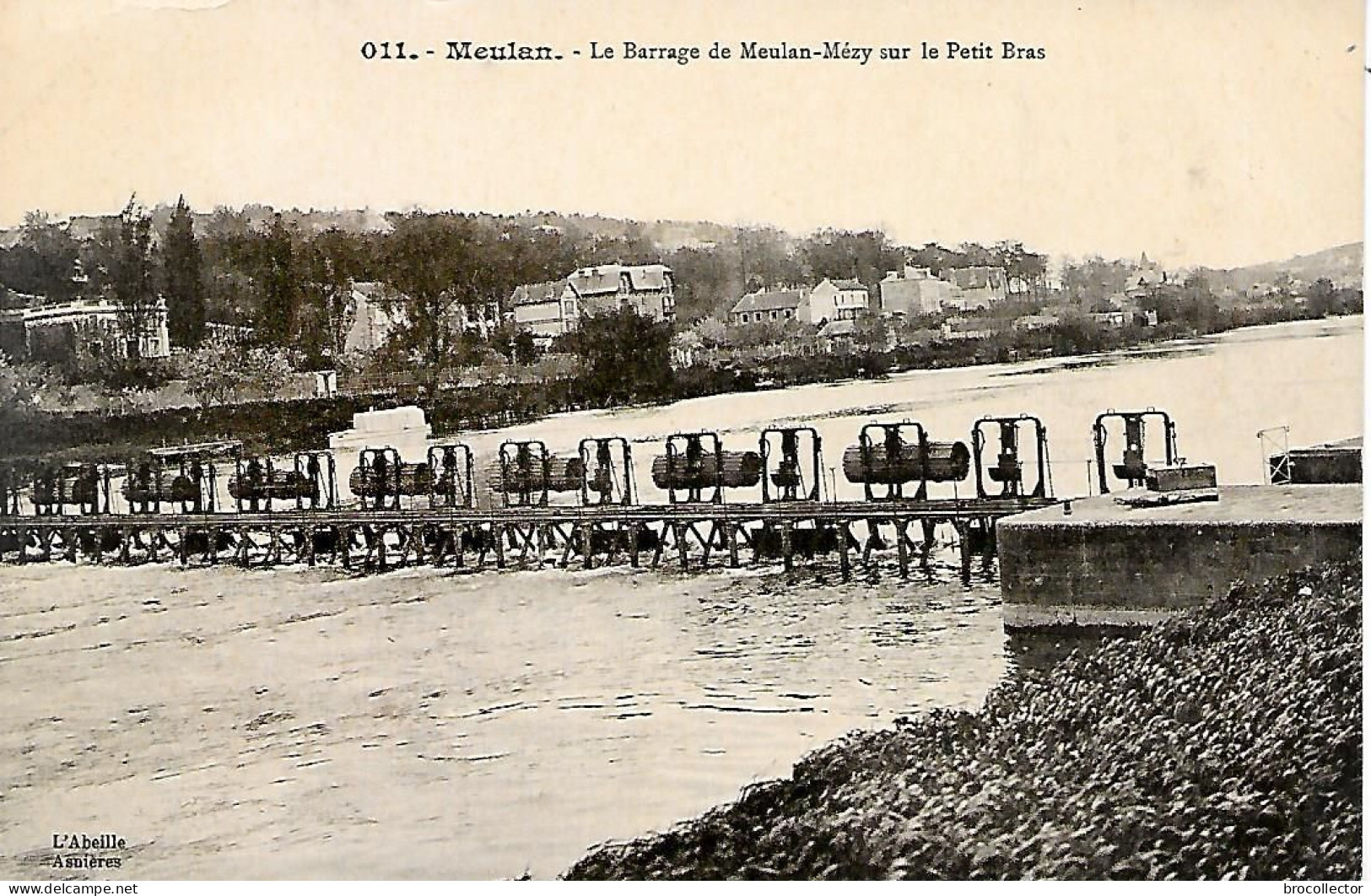 MEULAN ( 78 ) - Le Barrage De Meulan - Mézy - Chiatte, Barconi