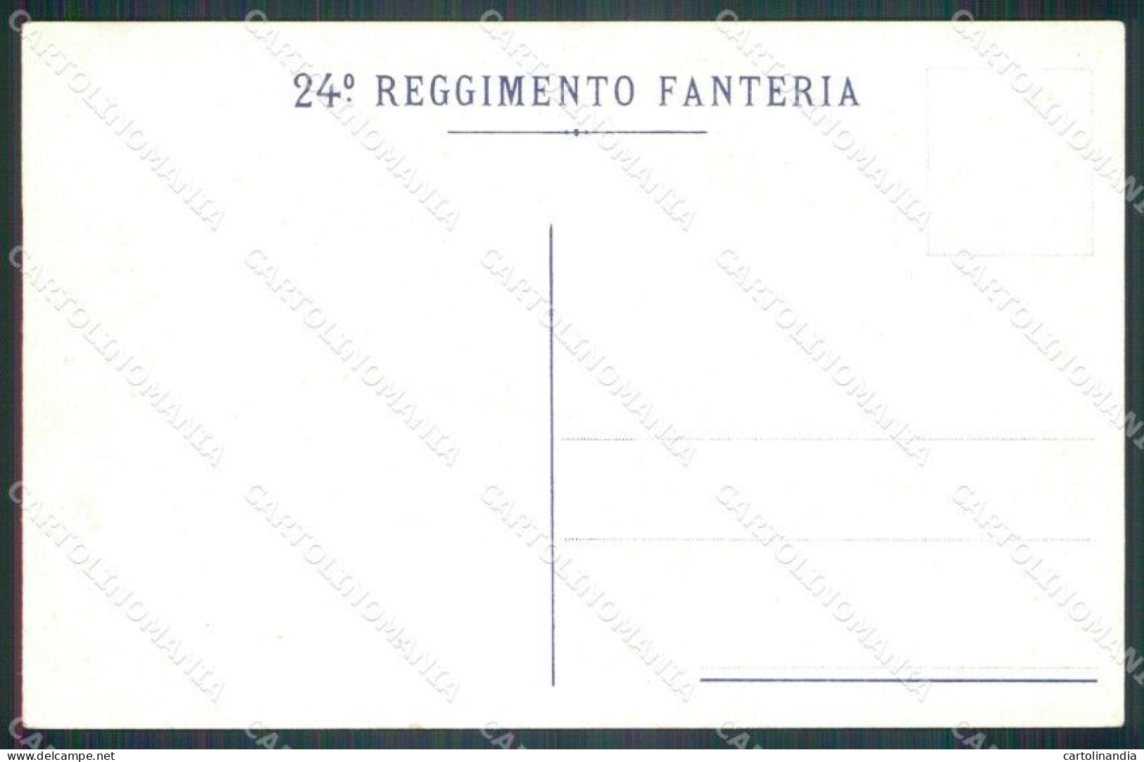 Militari Reggimentali 24º Reggimento Fanteria Cartolina XF4604 - Regimenten
