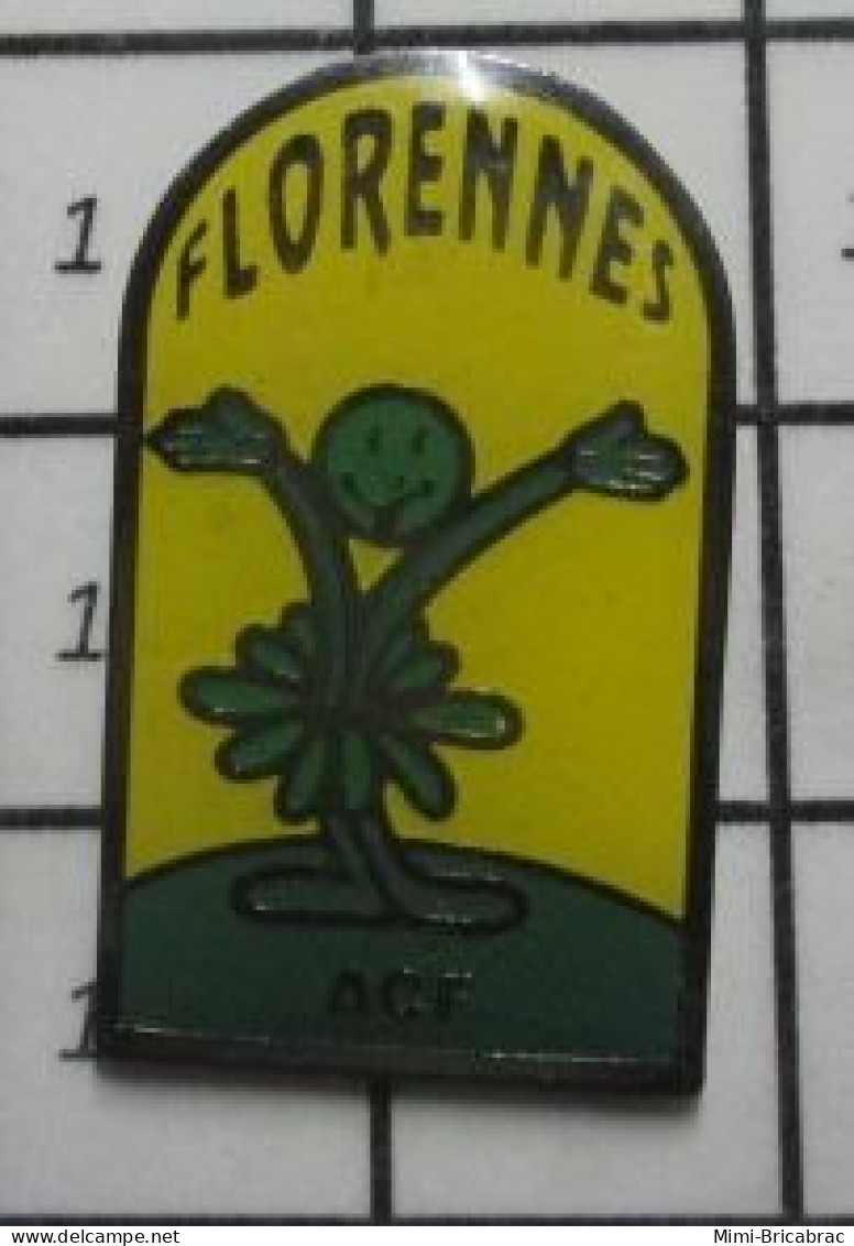 1920 Pin's Pins / Beau Et Rare / VILLES / ACF FLORENNES Ville De L'Entre-Sambre-et-Meuse Et Commune Francophone - Città