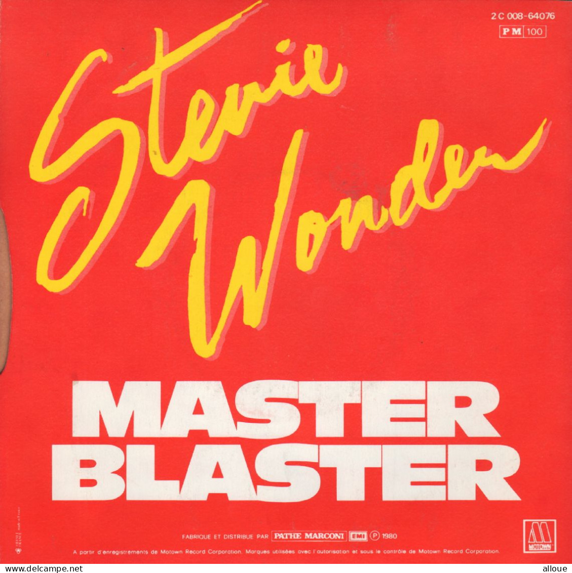 STEVIE WONDER - ‎FR SP - MASTER BLASTER  + 1 - Soul - R&B