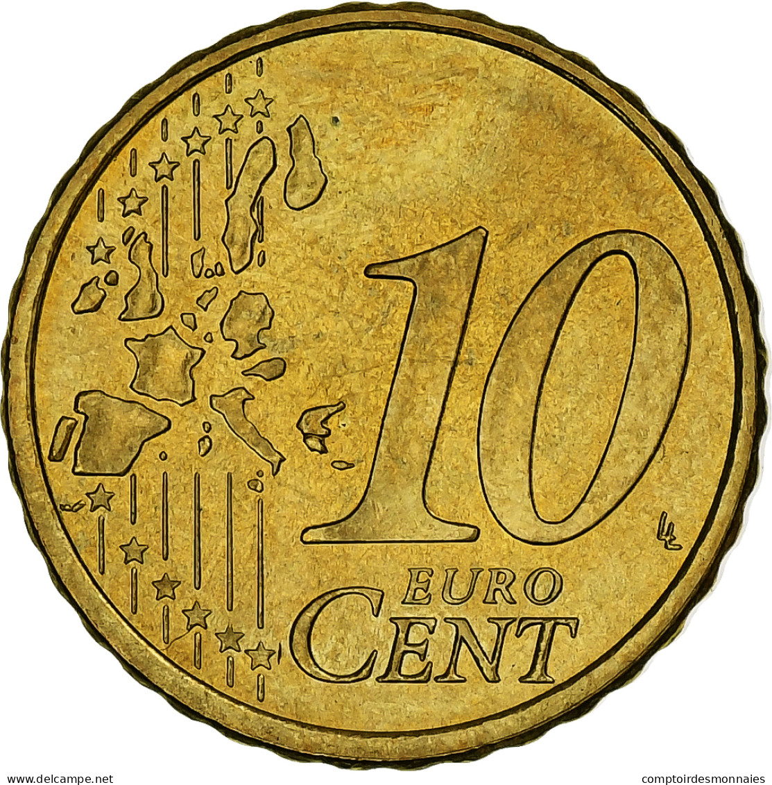 Finlande, 10 Euro Cent, 1999, Vantaa, SUP+, Laiton, KM:101 - Finland