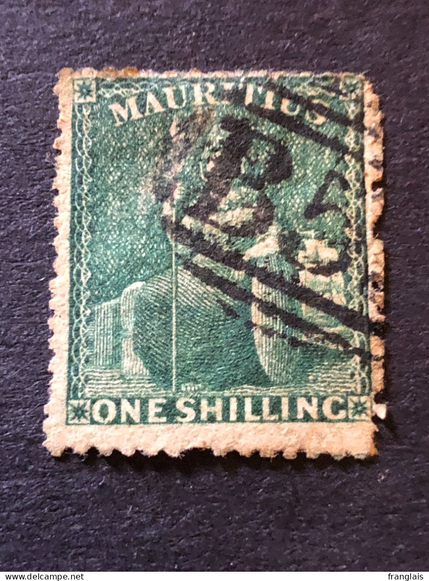 MAURITIUS SG 55  1s Deep Green  FU  CV £325 - Mauricio (...-1967)