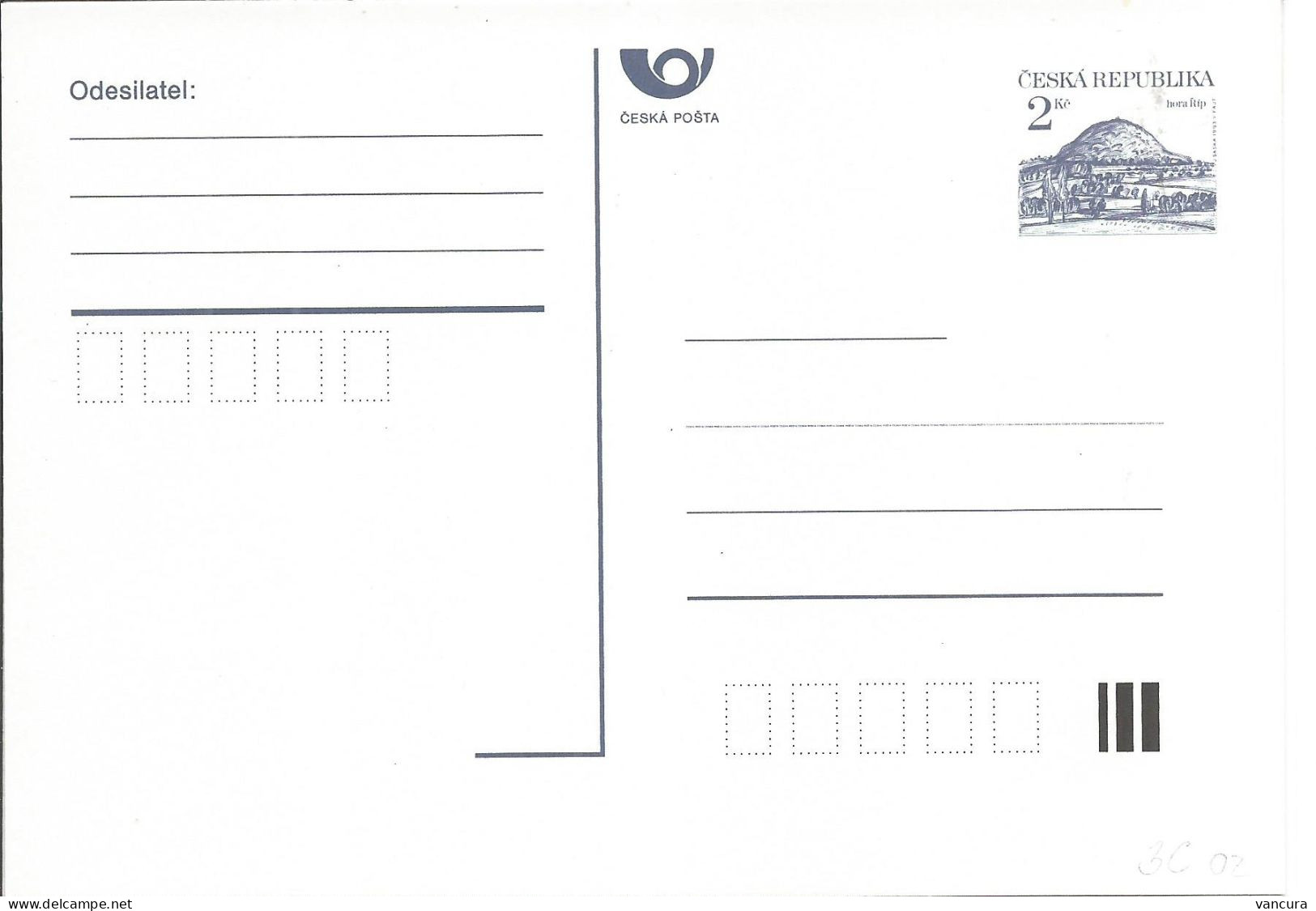 ** CDV 3 C Czech Republic Rip Mountain 1993 - Vulcani