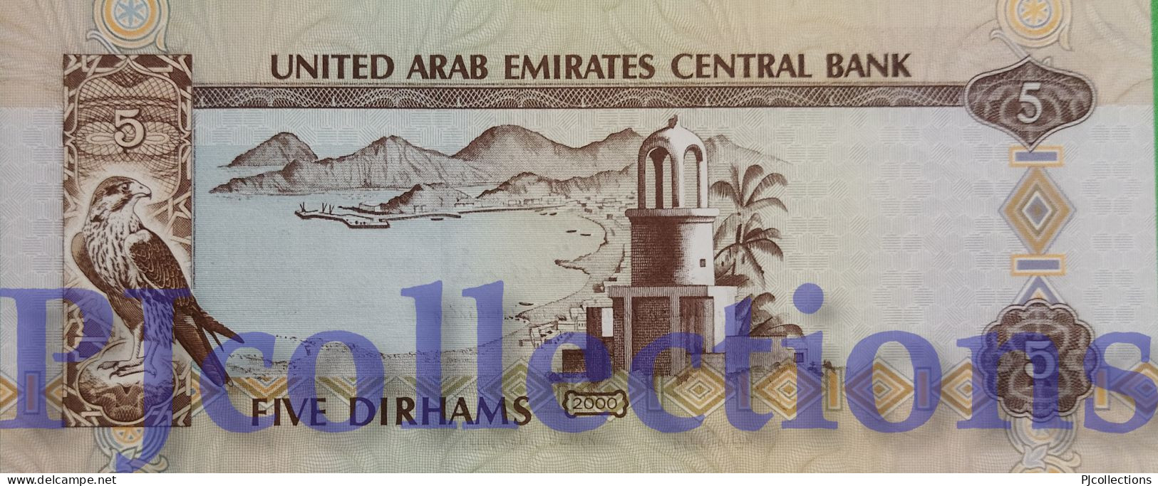 UNITED ARAB EMIRATES 5 DIRHAMS 2000 PICK 19a UNC - Arabie Saoudite