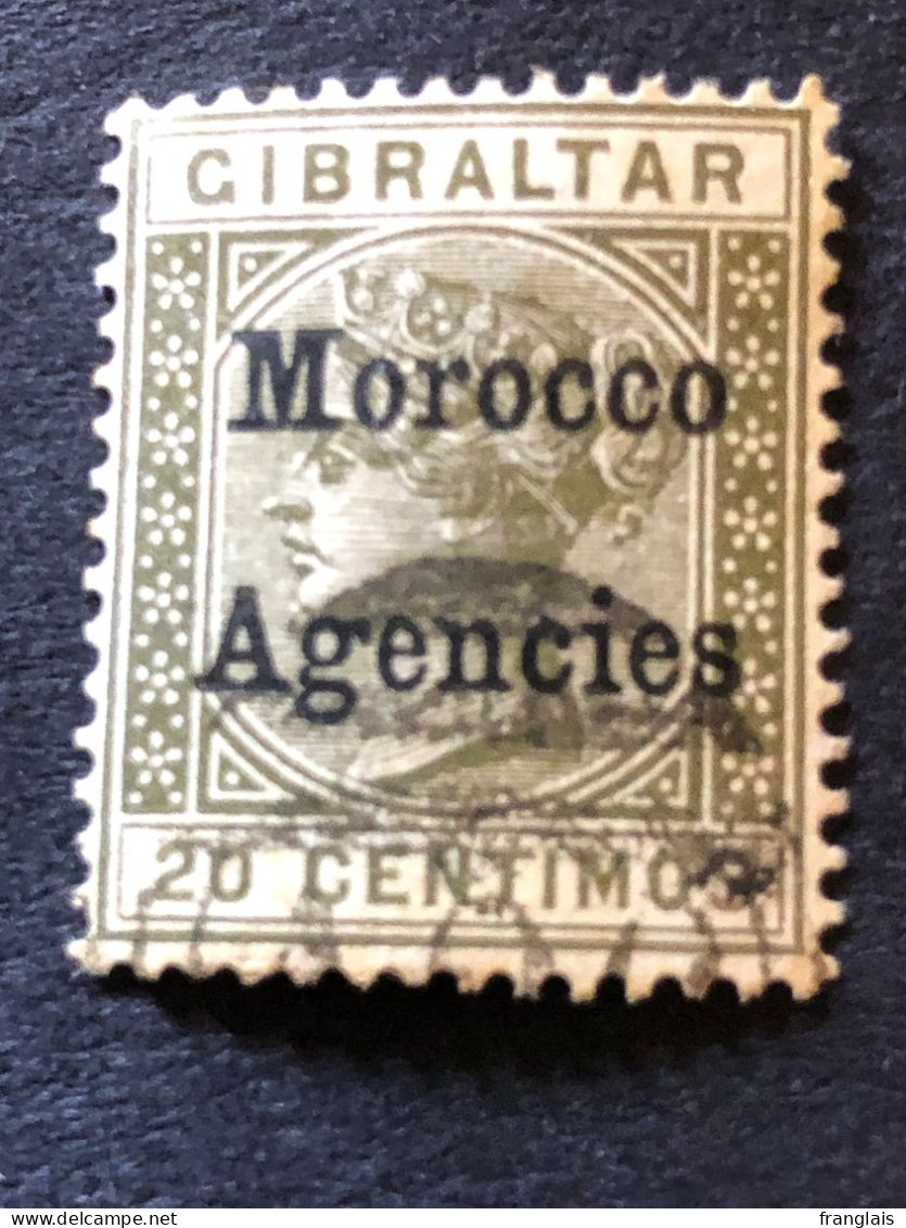 MOROCCO AGENCIES  20c Olive Green - Morocco Agencies / Tangier (...-1958)