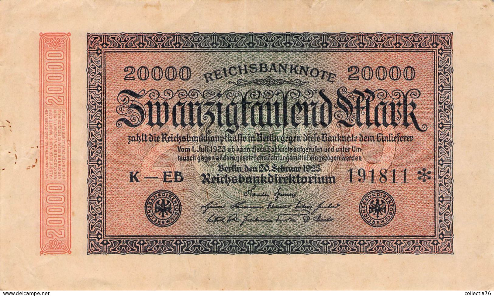 LOT 16 BILLETS ALLEMANDS DIVERS VALEURS MARKS BRIEFMARKEN