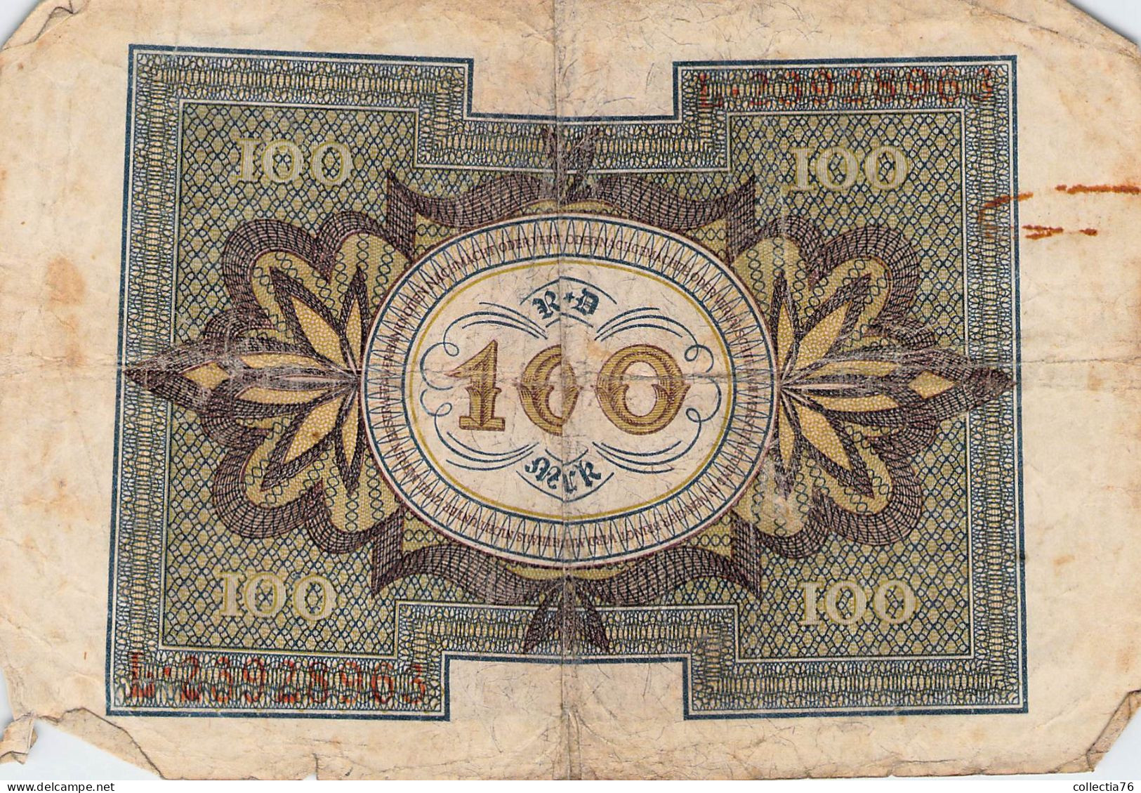 LOT 16 BILLETS ALLEMANDS DIVERS VALEURS MARKS BRIEFMARKEN