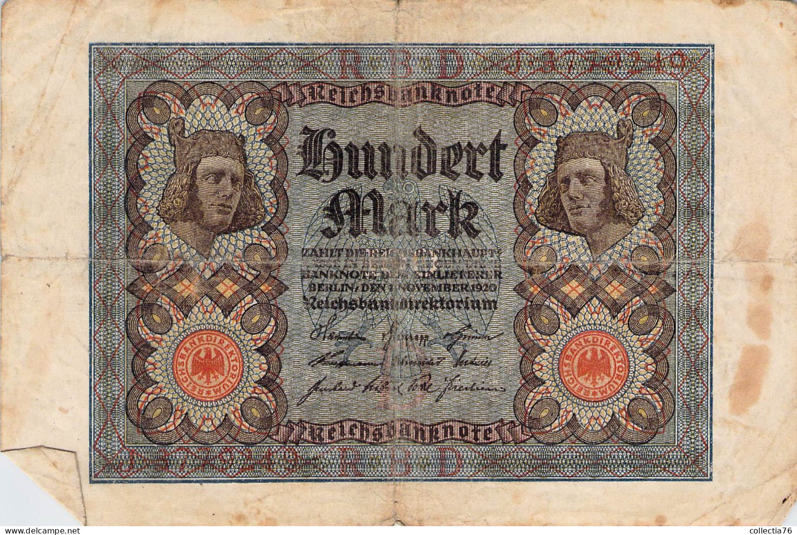 LOT 16 BILLETS ALLEMANDS DIVERS VALEURS MARKS BRIEFMARKEN