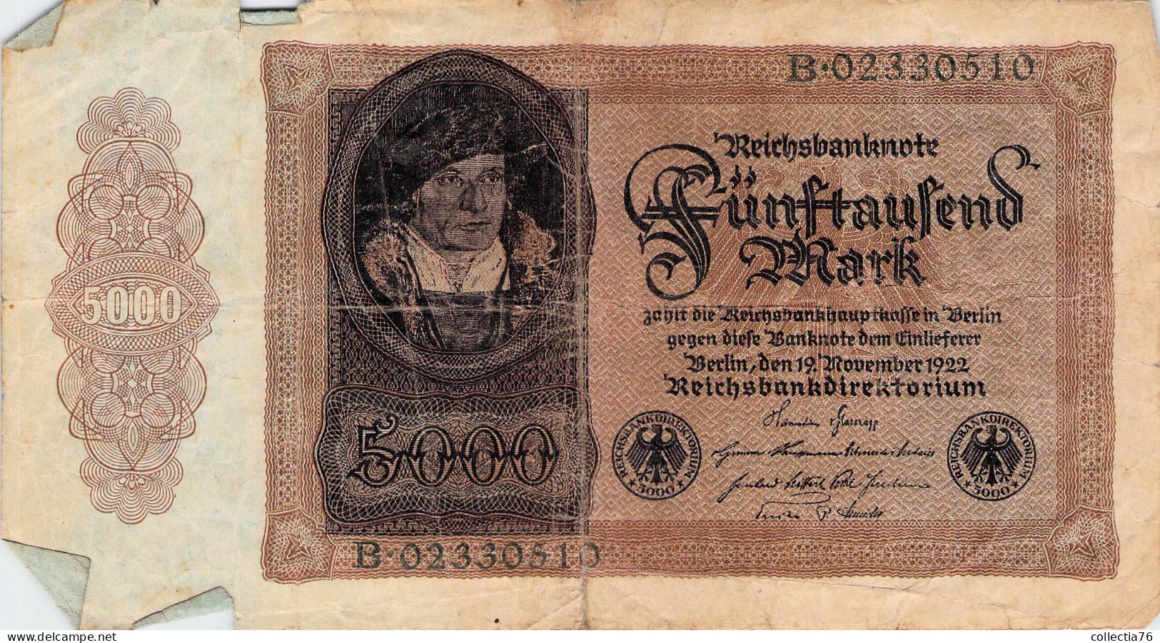 LOT 16 BILLETS ALLEMANDS DIVERS VALEURS MARKS BRIEFMARKEN