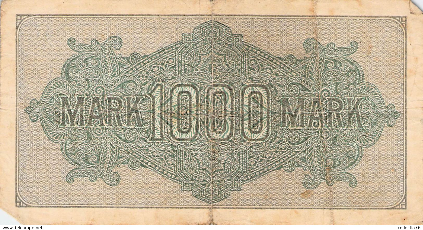 LOT 16 BILLETS ALLEMANDS DIVERS VALEURS MARKS BRIEFMARKEN