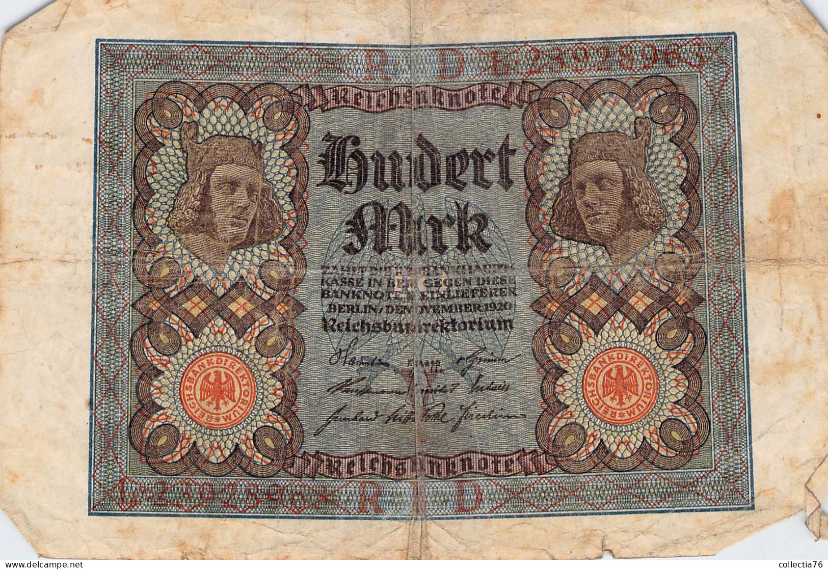 LOT 16 BILLETS ALLEMANDS DIVERS VALEURS MARKS BRIEFMARKEN