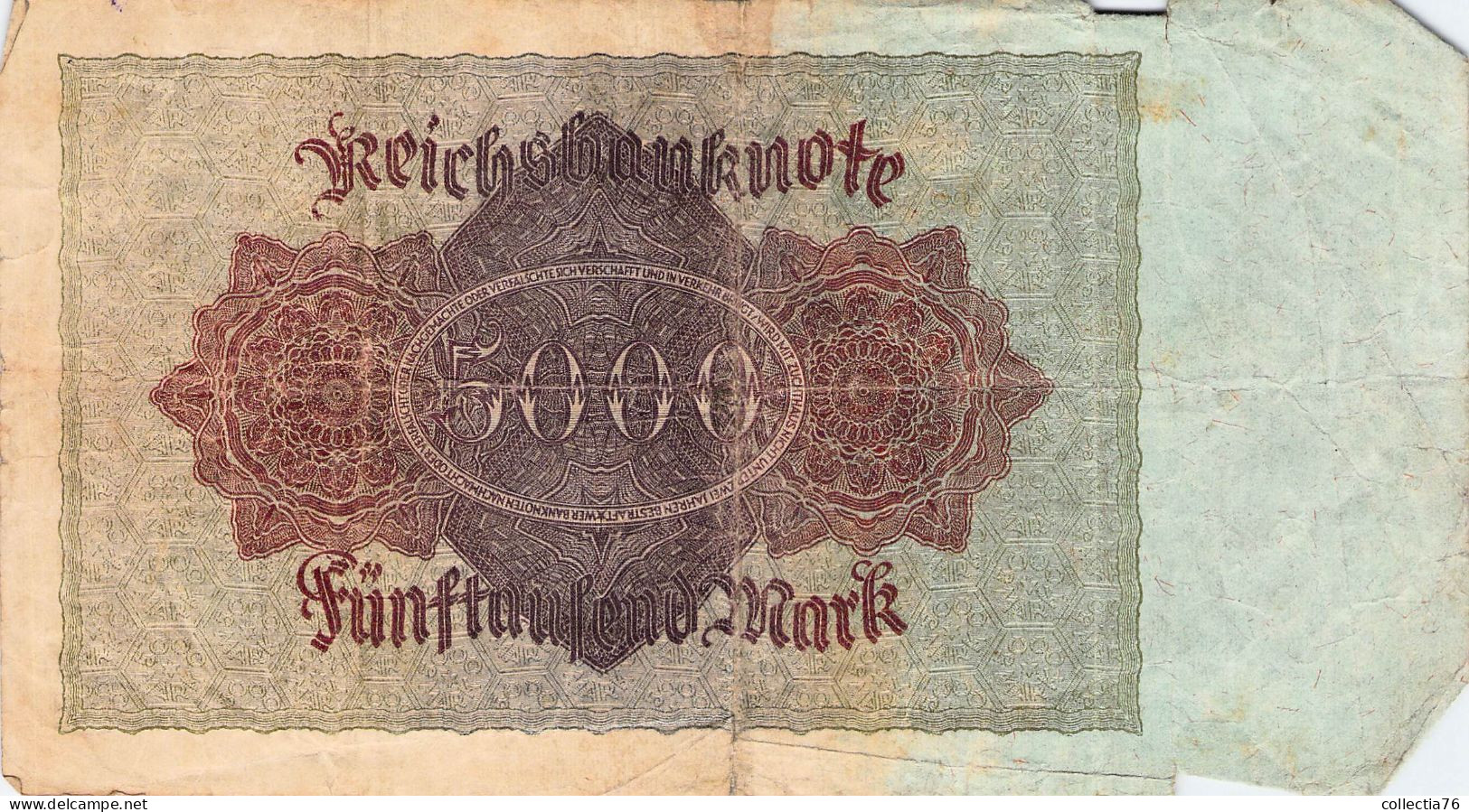 LOT 16 BILLETS ALLEMANDS DIVERS VALEURS MARKS BRIEFMARKEN