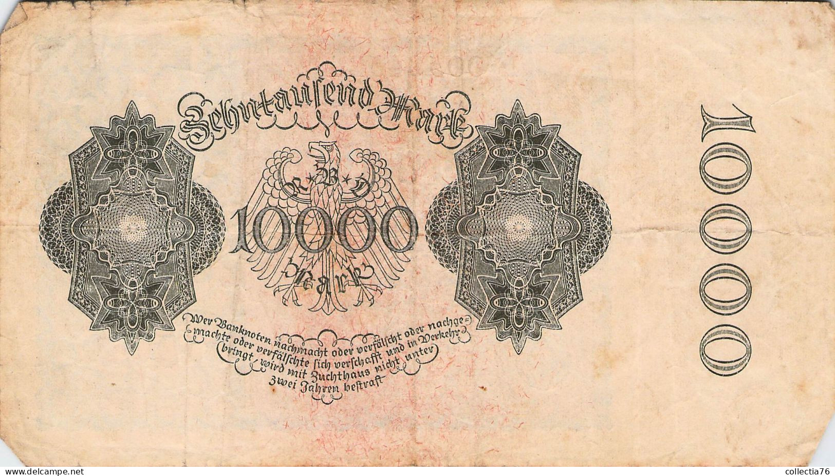 LOT 16 BILLETS ALLEMANDS DIVERS VALEURS MARKS BRIEFMARKEN