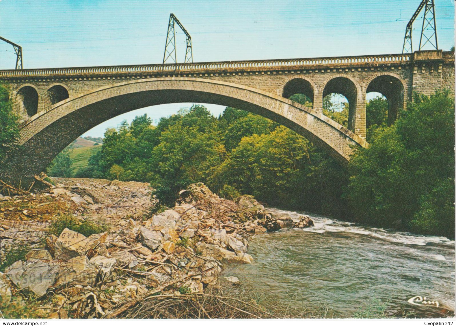 Environs D'UZERCHE (19) Le Viaduc Du Gour Noir En 1977  CPSM  GF - Uzerche