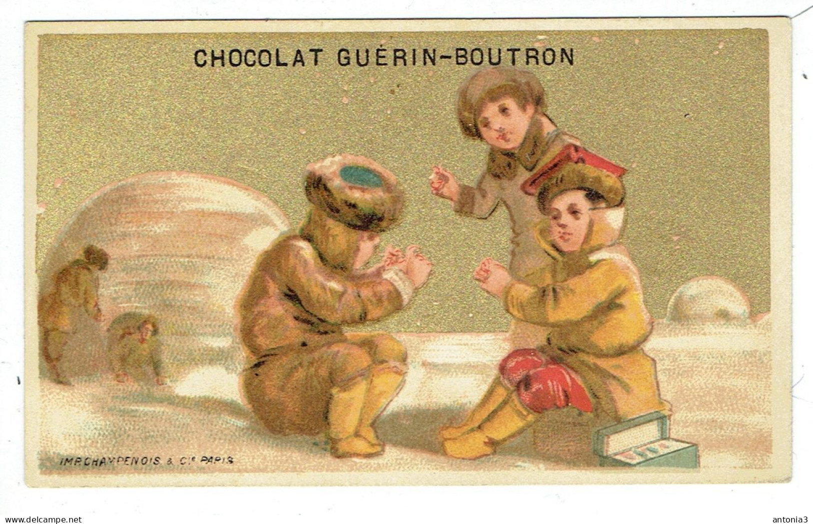 Chocolat Guérin-Boutron. Igloo. Paris.**** - Guérin-Boutron