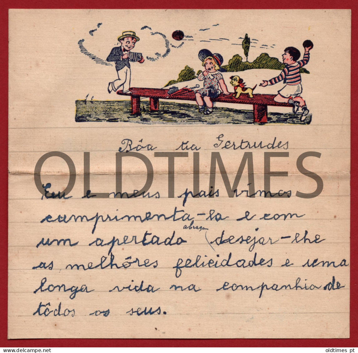 PORTUGAL - THE PHOTOGRAPHER AND THE CHILDRENS - " O FOTOGRAFO E AS CRIANÇAS " - MINIATURE LETTER - Advertising