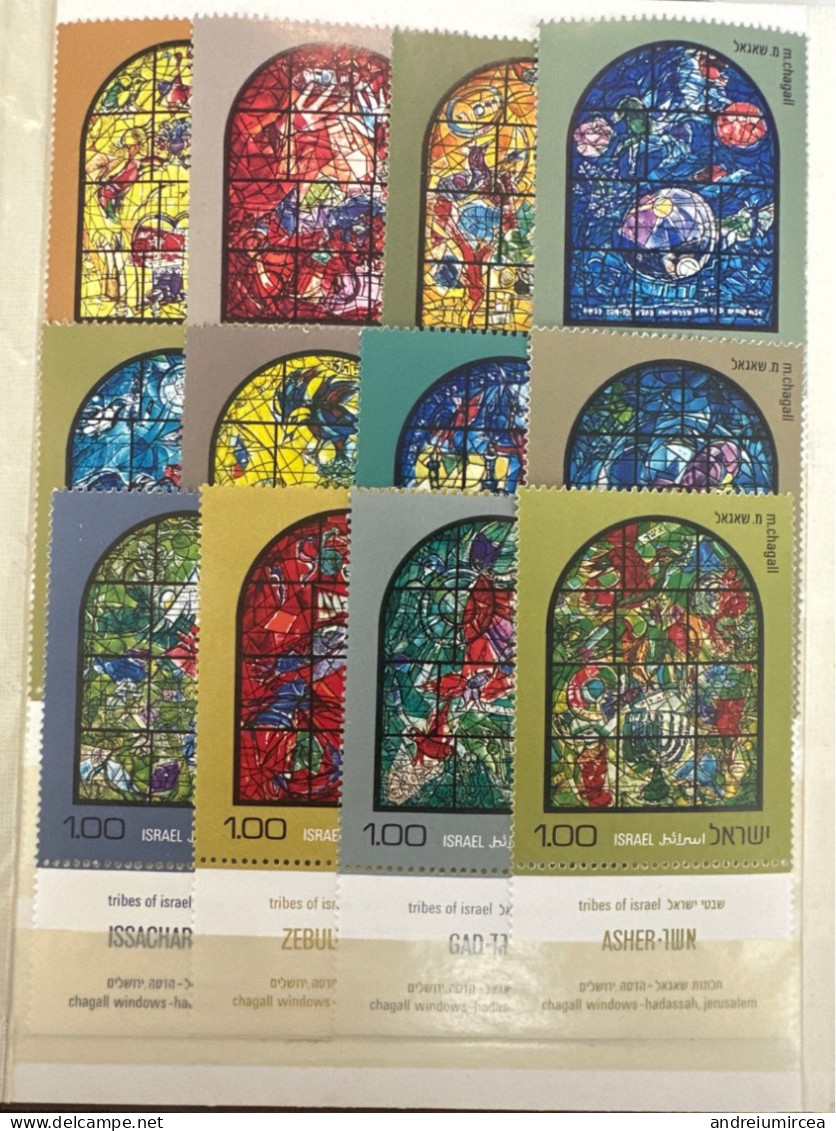 Tribes Of Israel Marc Chagall Windows    MNH - Unused Stamps (with Tabs)