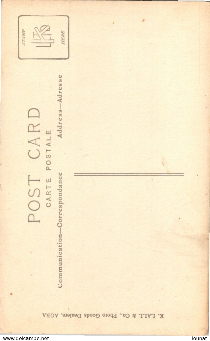 Asie - INDE - AGRA - K. LALL & Co - Hoto Goods Dealers - India