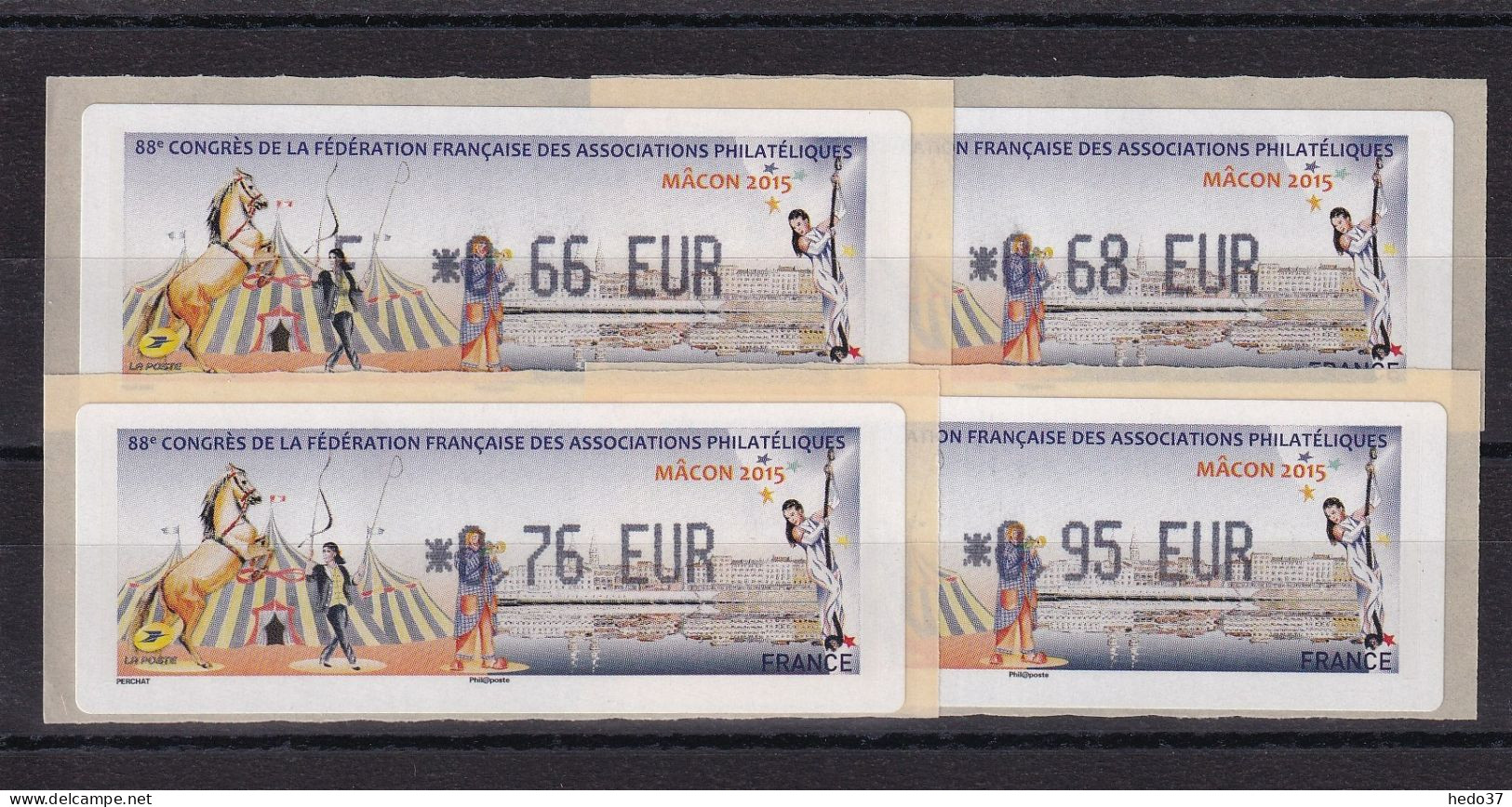 France Timbres De Distributeurs N°1170 - 4 Ex. - Neuf ** Sans Charnière - TB - 2010-... Abgebildete Automatenmarke