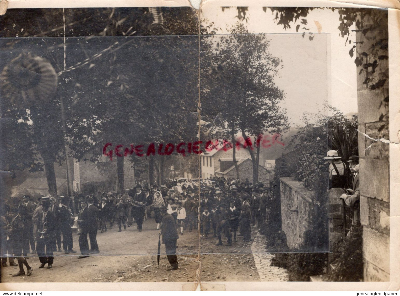 87- ST SAINT JUNIEN-  SUZANNE LEGER A LA VIELLE AVEC JEAN TEILLIET FETE EGLANTINE DE PIERREBUFFIERE-PIERRE BUFFIERE 1926 - Personas Identificadas