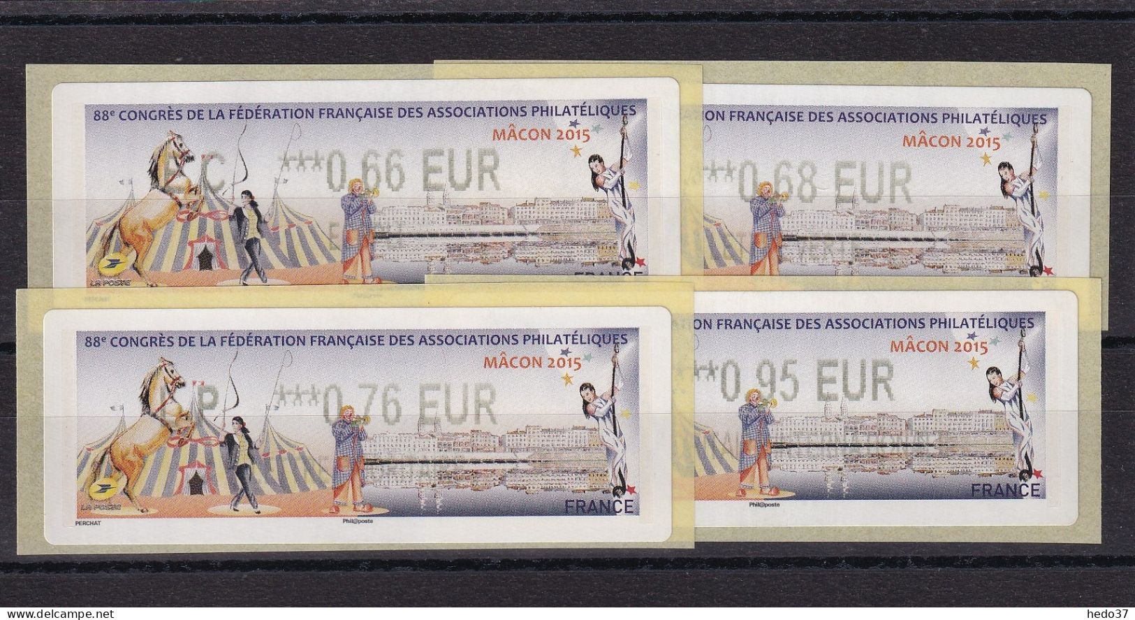 France Timbres De Distributeurs N°1171 - 4 Ex. - Neuf ** Sans Charnière - TB - 2010-... Abgebildete Automatenmarke