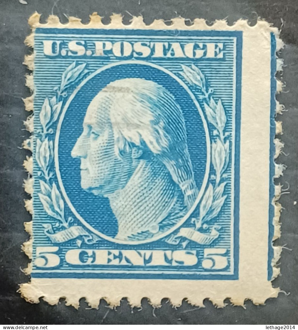 UNITED STATE 1910 WASHINGTON SC N 378 ( READ THE EXPLANATION BELOW) ERROR PERFORATION - Variedades, Errores & Curiosidades