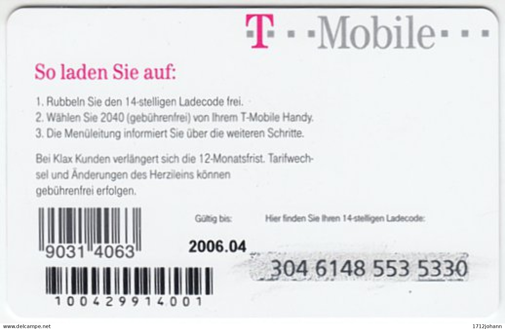 AUSTRIA N-222 Recharge T-Mobile - People, Youth - Used - Austria