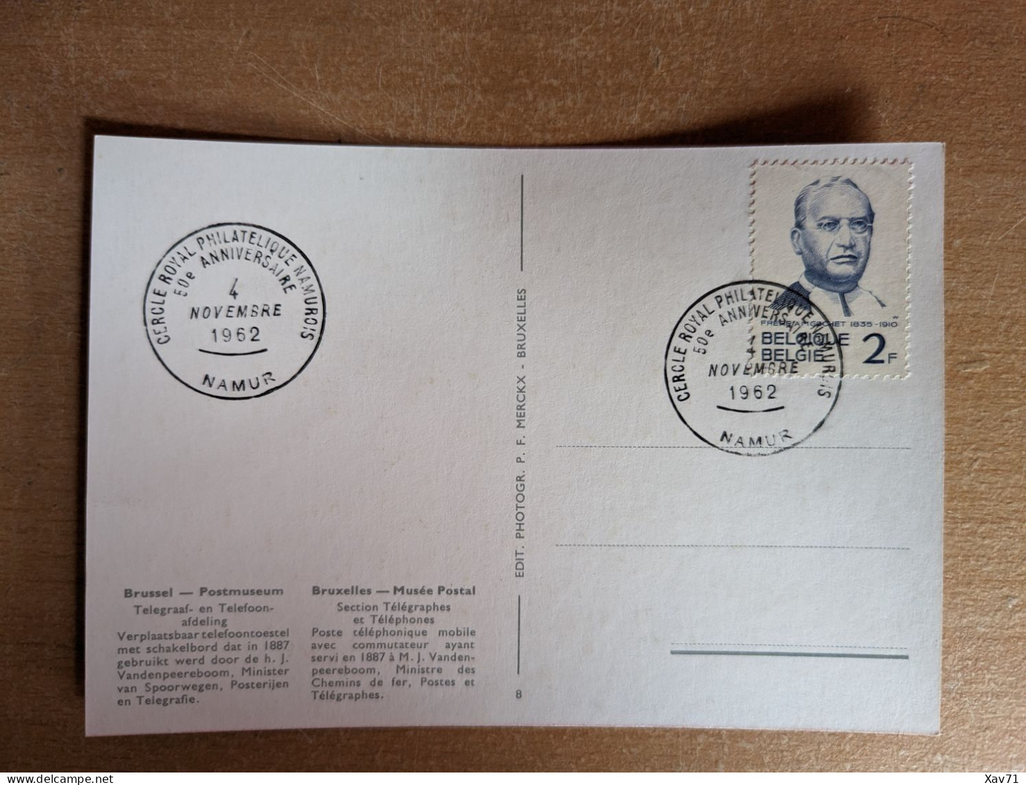 Musee Postal de Bruxelles - set de 8 cartes - ca. 1962